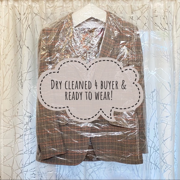 ETRO brown tan orange plaid print colorful leaf inside sport coat blazer jacket - Picture 14 of 14